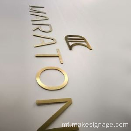 L-Ittra tal-Metall Qtugħ bil-Laser Plating